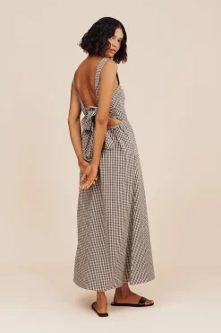 AMELIA SQUARE NECK DRESS - | POSSE Online