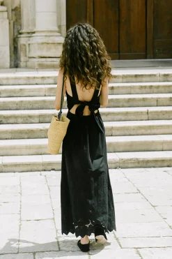 AMELIA SQUARE NECK DRESS - | POSSE Store