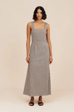 AMELIA SQUARE NECK DRESS - | POSSE Online