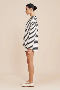 ARCHIE SHORT - NAVY STRIPE | POSSE Online