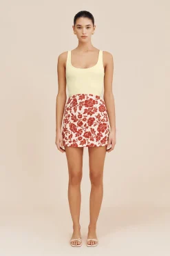 AXEL SCOOP TANK - BUTTER YELLOW | POSSE Outlet