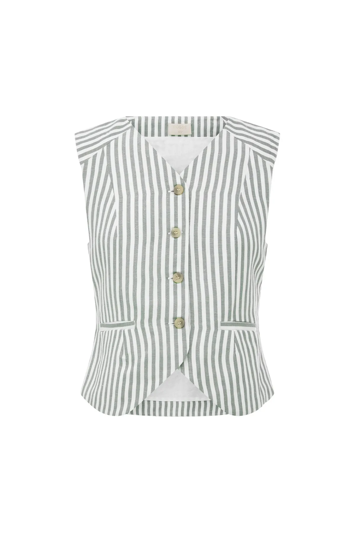 DIANA VEST - SEAGRASS STRIPE | POSSE Cheap