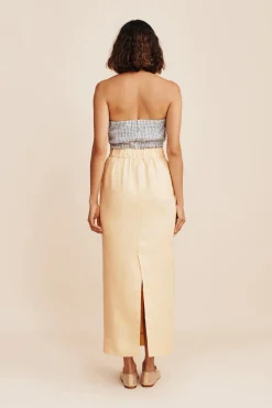 EMMA PENCIL SKIRT - DUSTY CITRON | POSSE Outlet