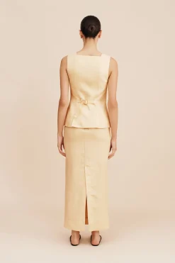 EMMA PENCIL SKIRT - DUSTY CITRON | POSSE Outlet