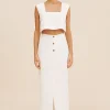 GIGI COLUMN SKIRT - | POSSE Cheap