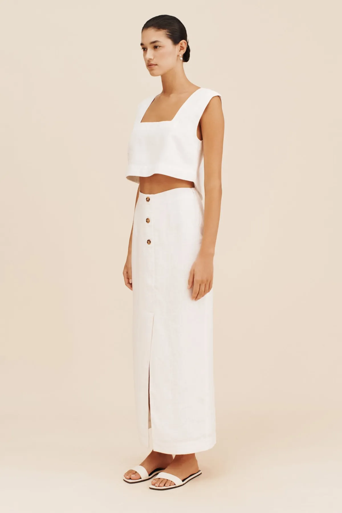 GIGI COLUMN SKIRT - | POSSE Cheap