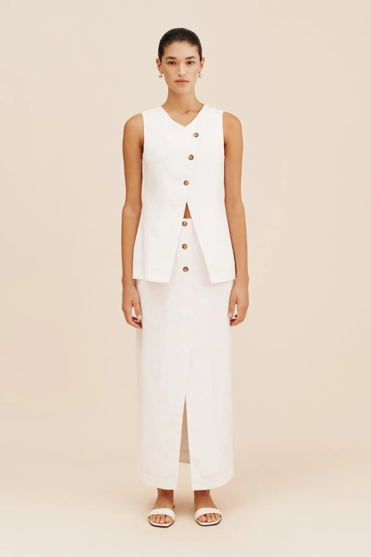 GIGI COLUMN SKIRT - | POSSE Cheap