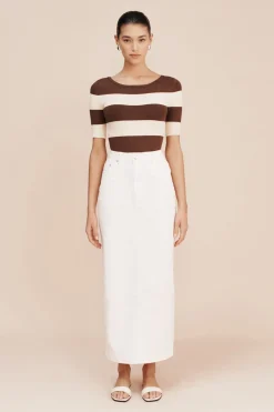 HARVEY SKIRT - VINTAGE WHITE | POSSE Online