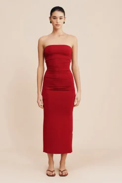 ISABELA STRAPLESS DRESS - | POSSE Online