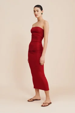 ISABELA STRAPLESS DRESS - | POSSE Online