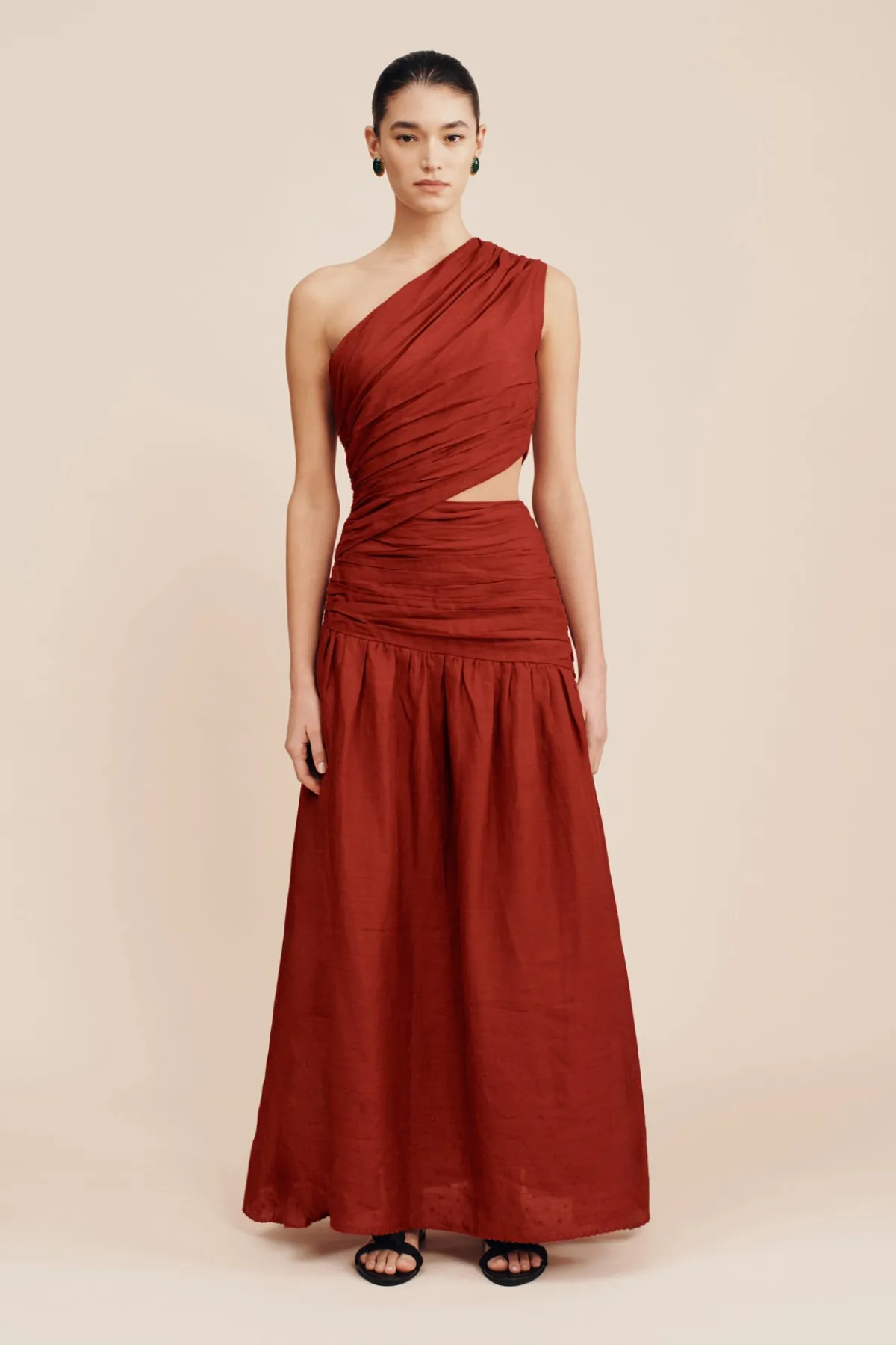 JOSLIN ONE SHOULDER DRESS - | POSSE Sale