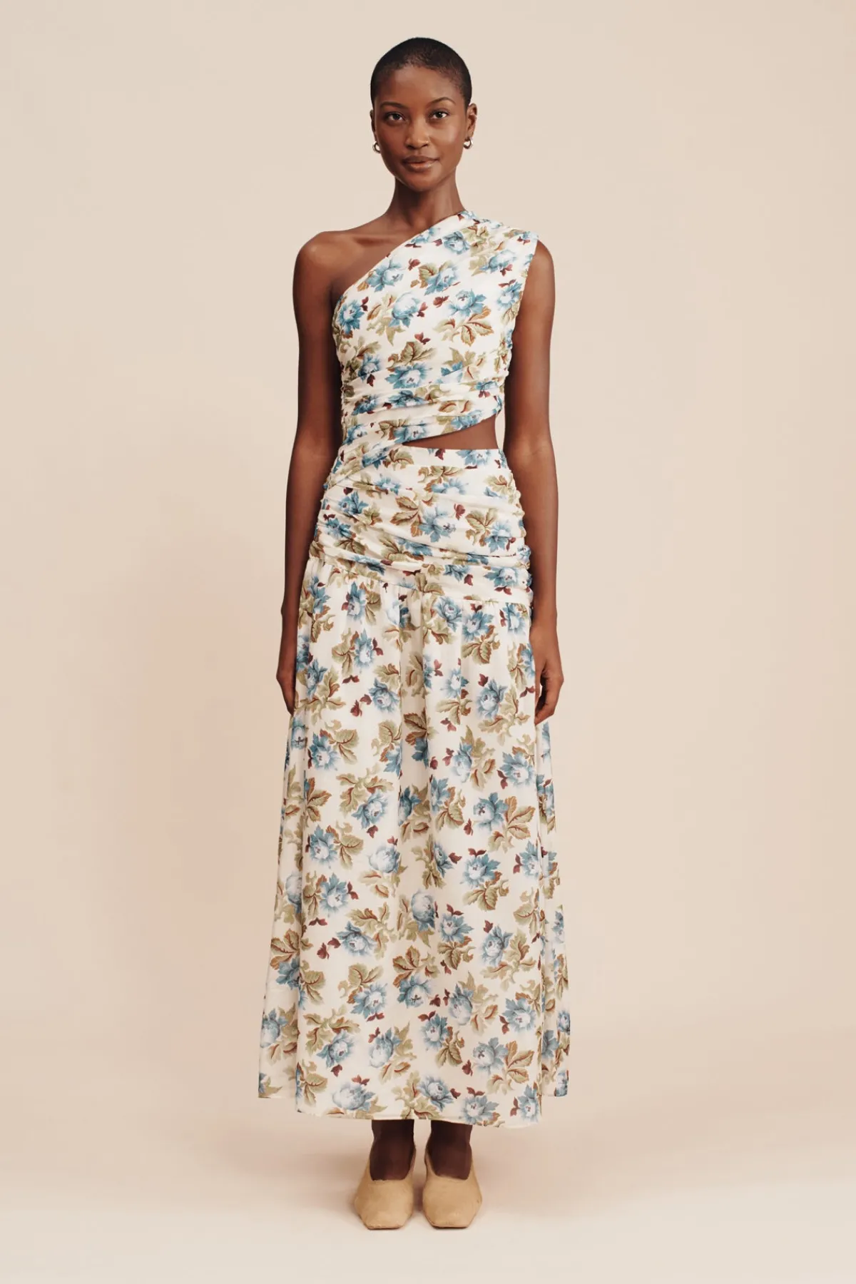 JOSLIN ONE SHOULDER DRESS - | POSSE Clearance