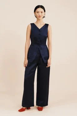 LORENZO HIGH NECK VEST - | POSSE Best