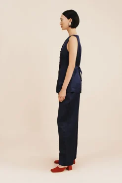LORENZO HIGH NECK VEST - | POSSE Best