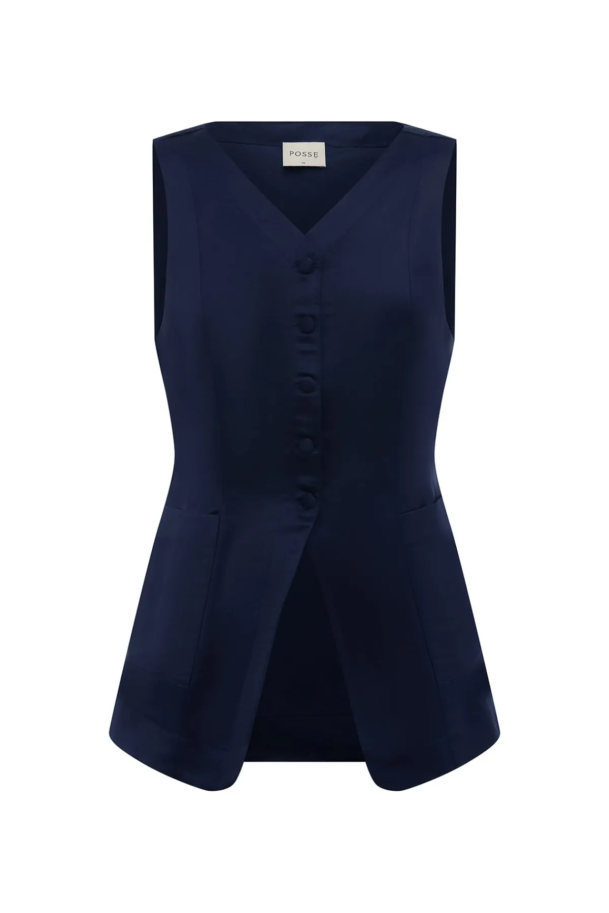 LORENZO HIGH NECK VEST - | POSSE Best