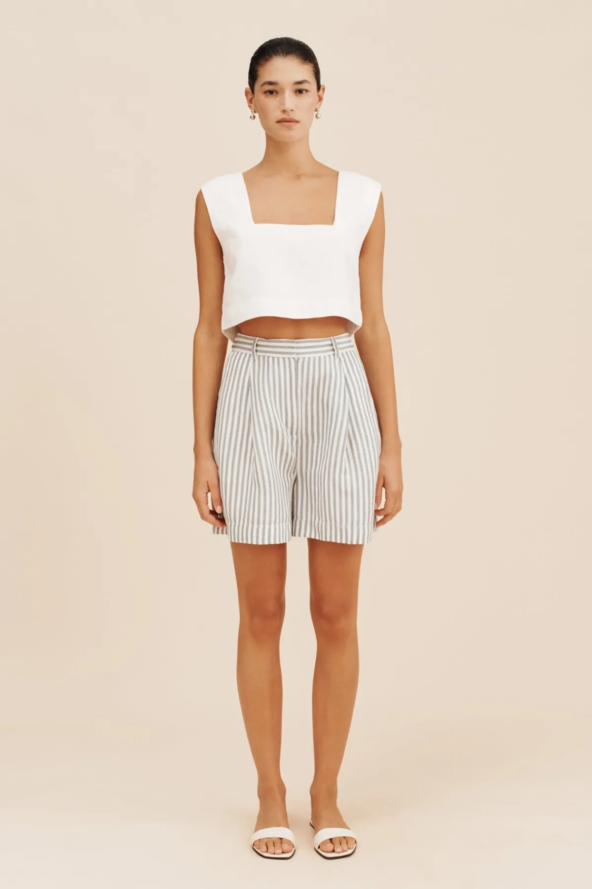LORENZO SHORT - SEAGRASS STRIPE | POSSE Discount