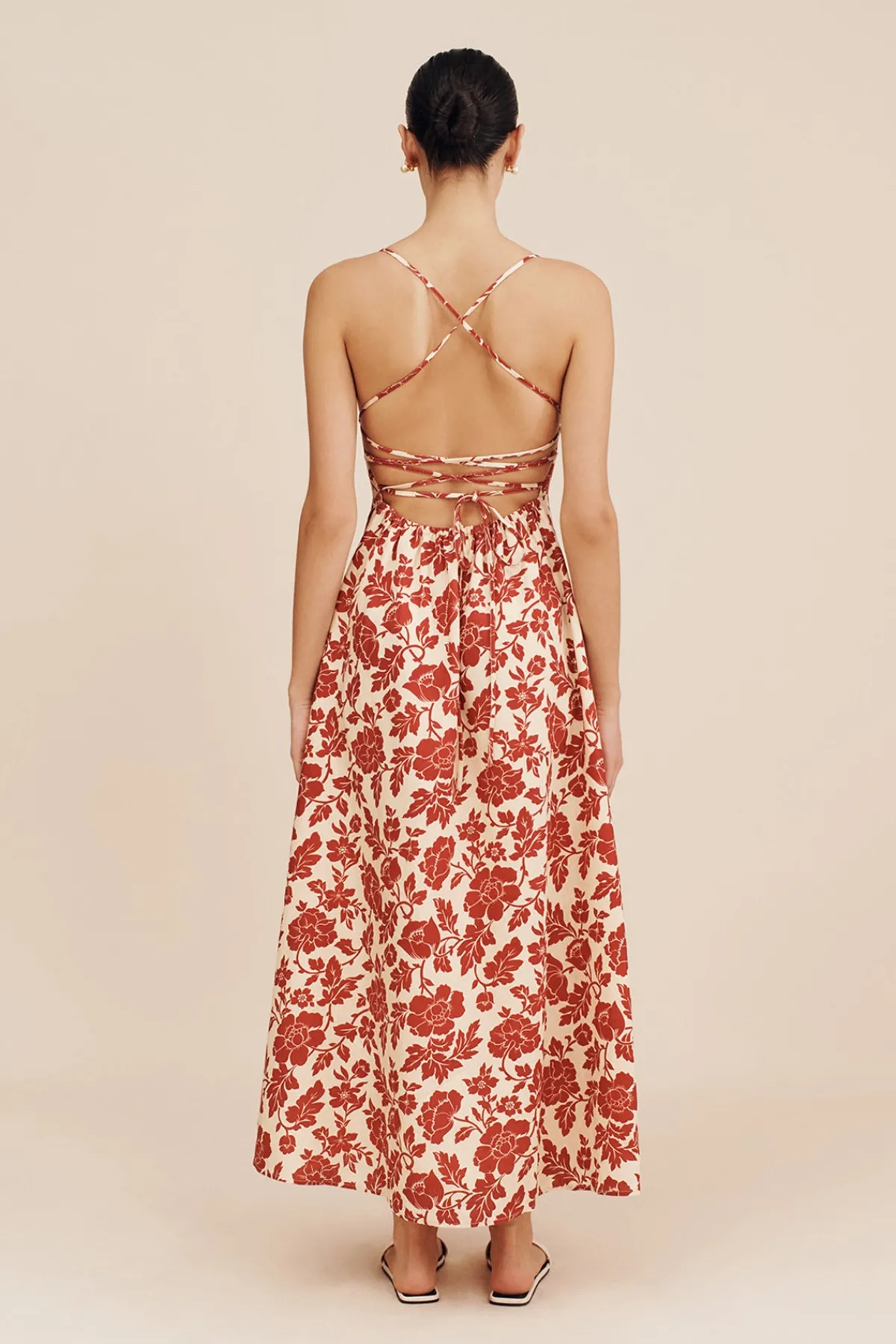 LORI DRESS - SCARLET BLOOM | POSSE Best