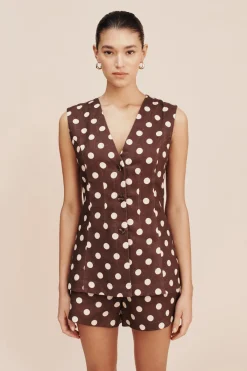 LORI VEST - POLKA DOT | POSSE Fashion