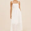 LOUISA DRESS - VINTAGE WHITE | POSSE Clearance
