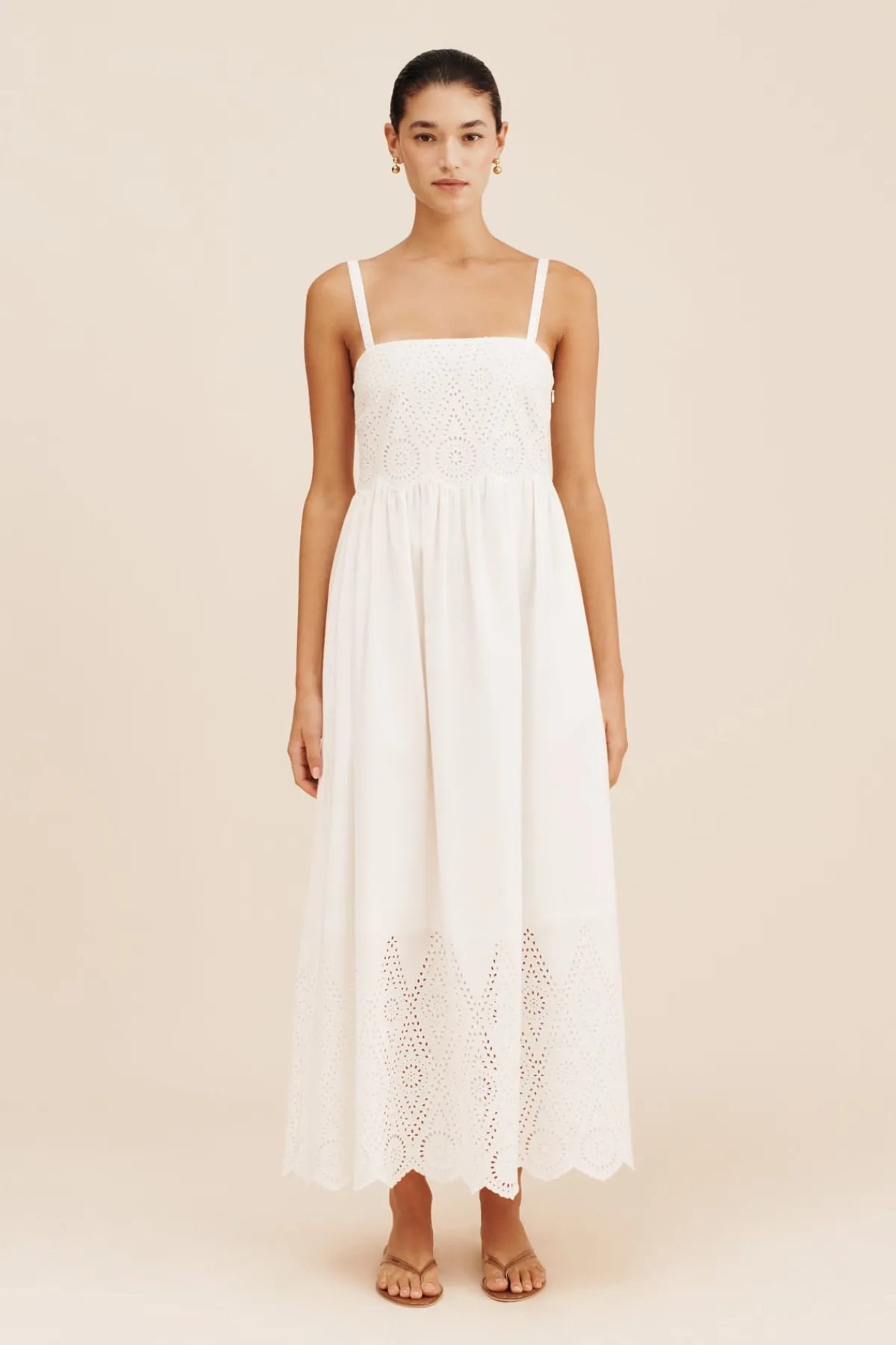 LOUISA DRESS - VINTAGE WHITE | POSSE Clearance