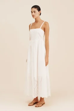 LOUISA DRESS - VINTAGE WHITE | POSSE Clearance