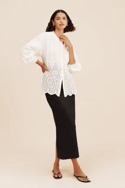 LOUISA SHIRT - VINTAGE WHITE | POSSE Flash Sale
