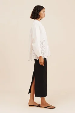 LOUISA SHIRT - VINTAGE WHITE | POSSE Flash Sale