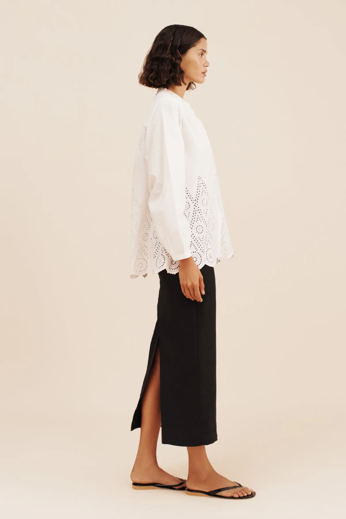 LOUISA SHIRT - VINTAGE WHITE | POSSE Flash Sale