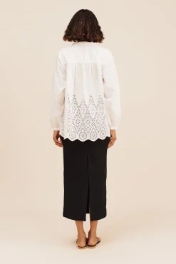 LOUISA SHIRT - VINTAGE WHITE | POSSE Flash Sale