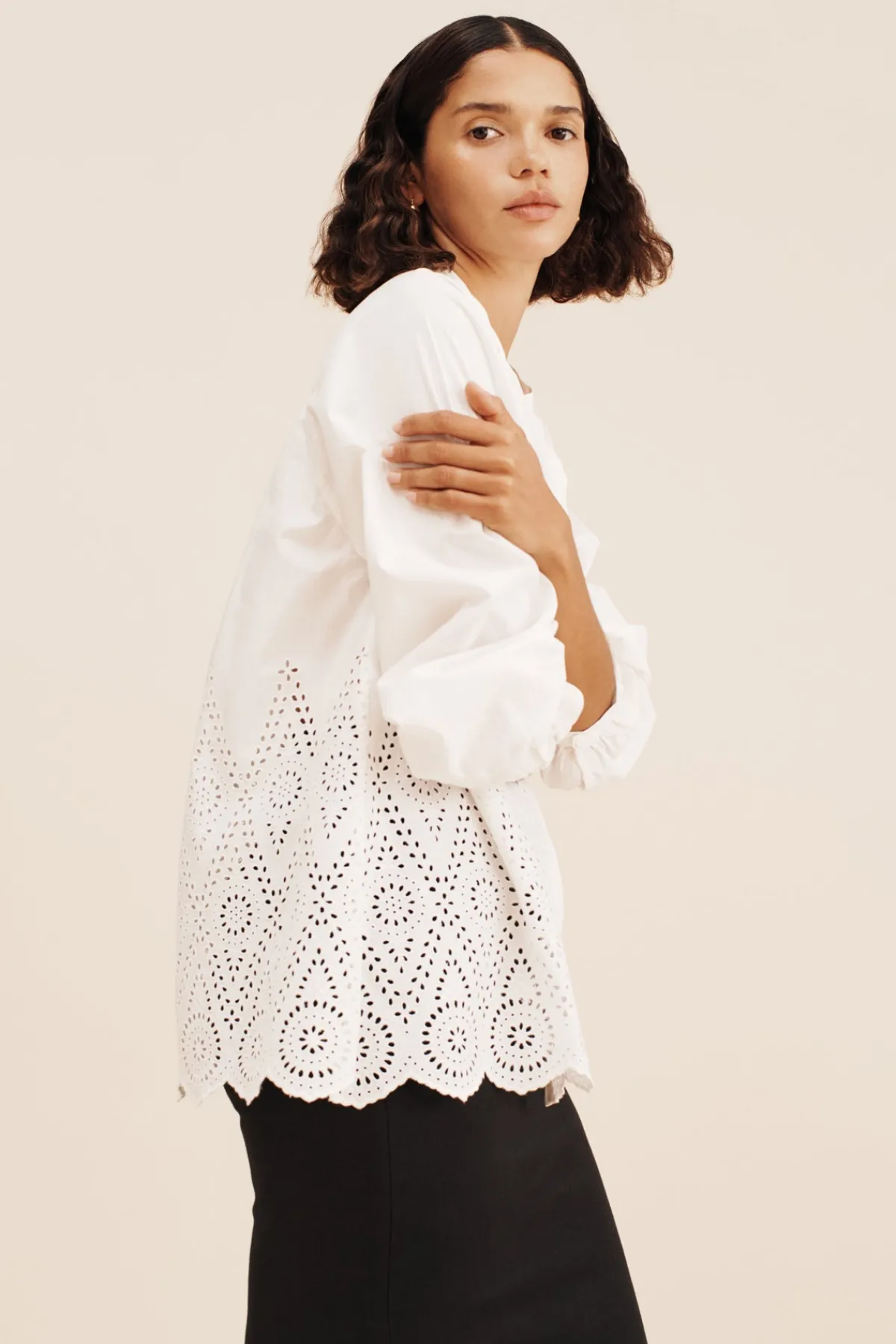 LOUISA SHIRT - VINTAGE WHITE | POSSE Flash Sale