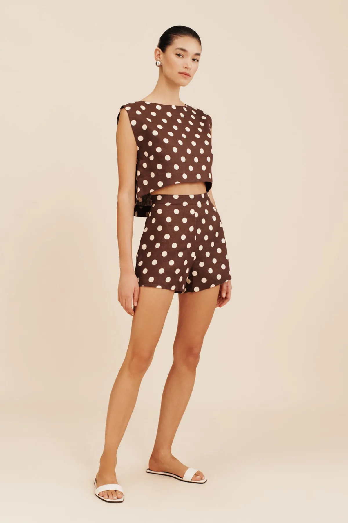 MARTINA CROP TOP - POLKA DOT | POSSE Cheap