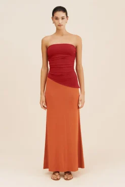 MASON SKIRT - BURNT ORANGE | POSSE Cheap