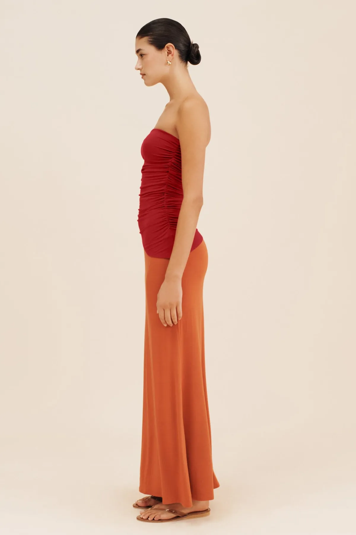 MASON SKIRT - BURNT ORANGE | POSSE Cheap