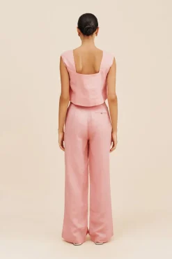 PRESLEY TROUSER - PINK SALT | POSSE Discount