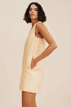 RIO SHIFT DRESS - DUSTY CITRON | POSSE Online