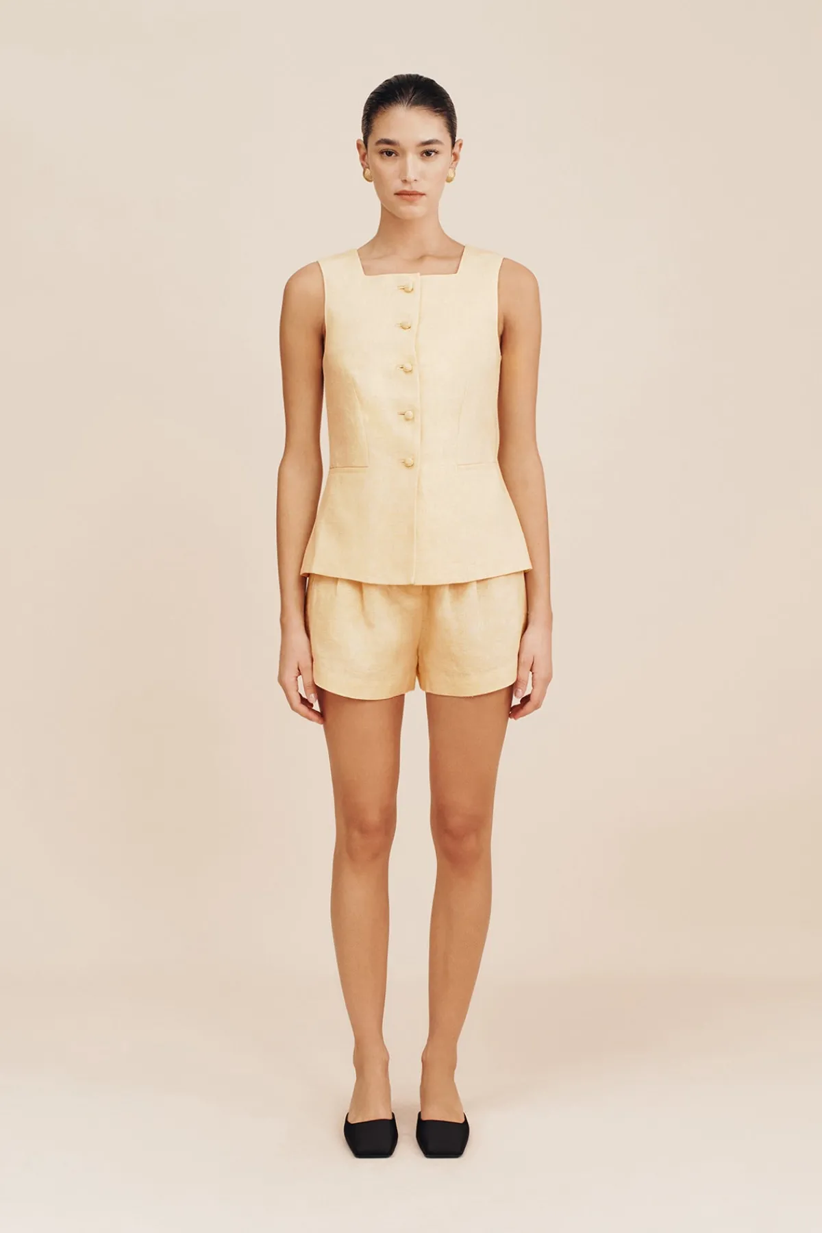 RIO SHORT - DUSTY CITRON | POSSE Fashion