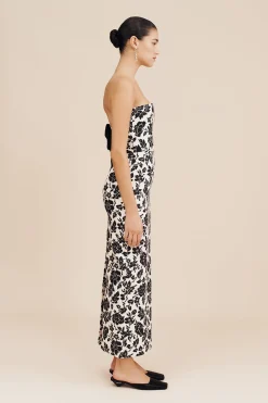 ROMEO DRESS - NOIR BLOOM | POSSE Flash Sale