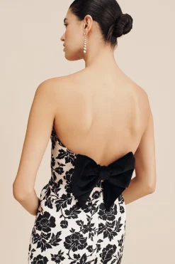 ROMEO DRESS - NOIR BLOOM | POSSE Flash Sale