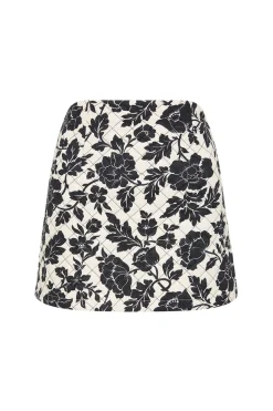 ROMEO MINI SKIRT - NOIR BLOOM | POSSE Shop