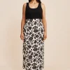 ROMEO SKIRT - NOIR BLOOM | POSSE New
