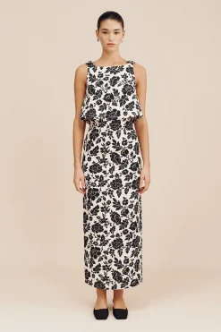 ROMEO TOP - NOIR BLOOM | POSSE Cheap