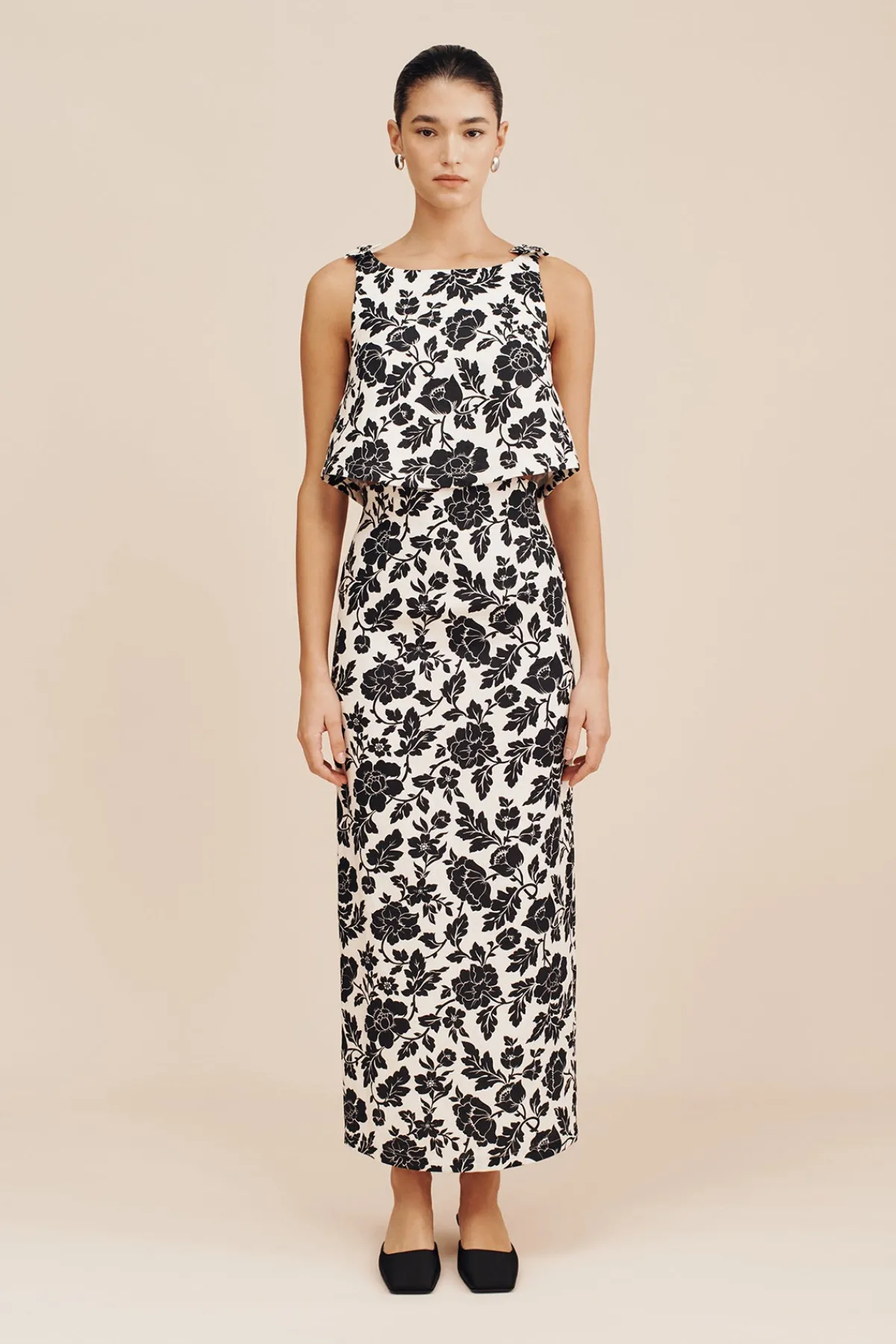 ROMEO TOP - NOIR BLOOM | POSSE Cheap