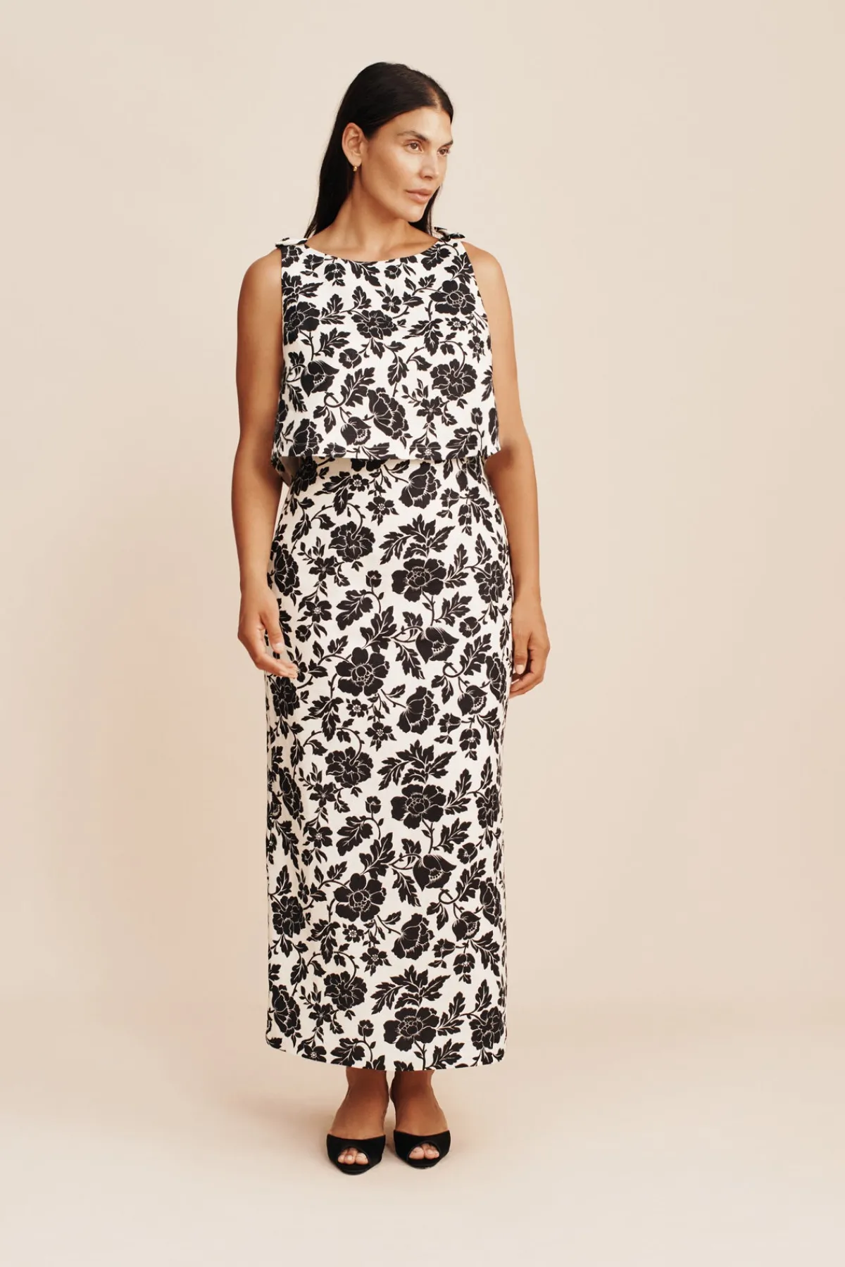 ROMEO TOP - NOIR BLOOM | POSSE Cheap