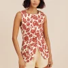 ROMEO VEST - SCARLET BLOOM | POSSE Best Sale
