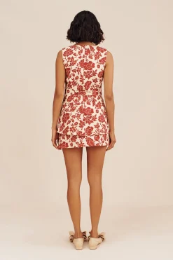 ROMEO VEST - SCARLET BLOOM | POSSE Best Sale