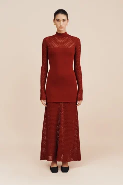 ROMY HIGH NECK DRESS - | POSSE Shop