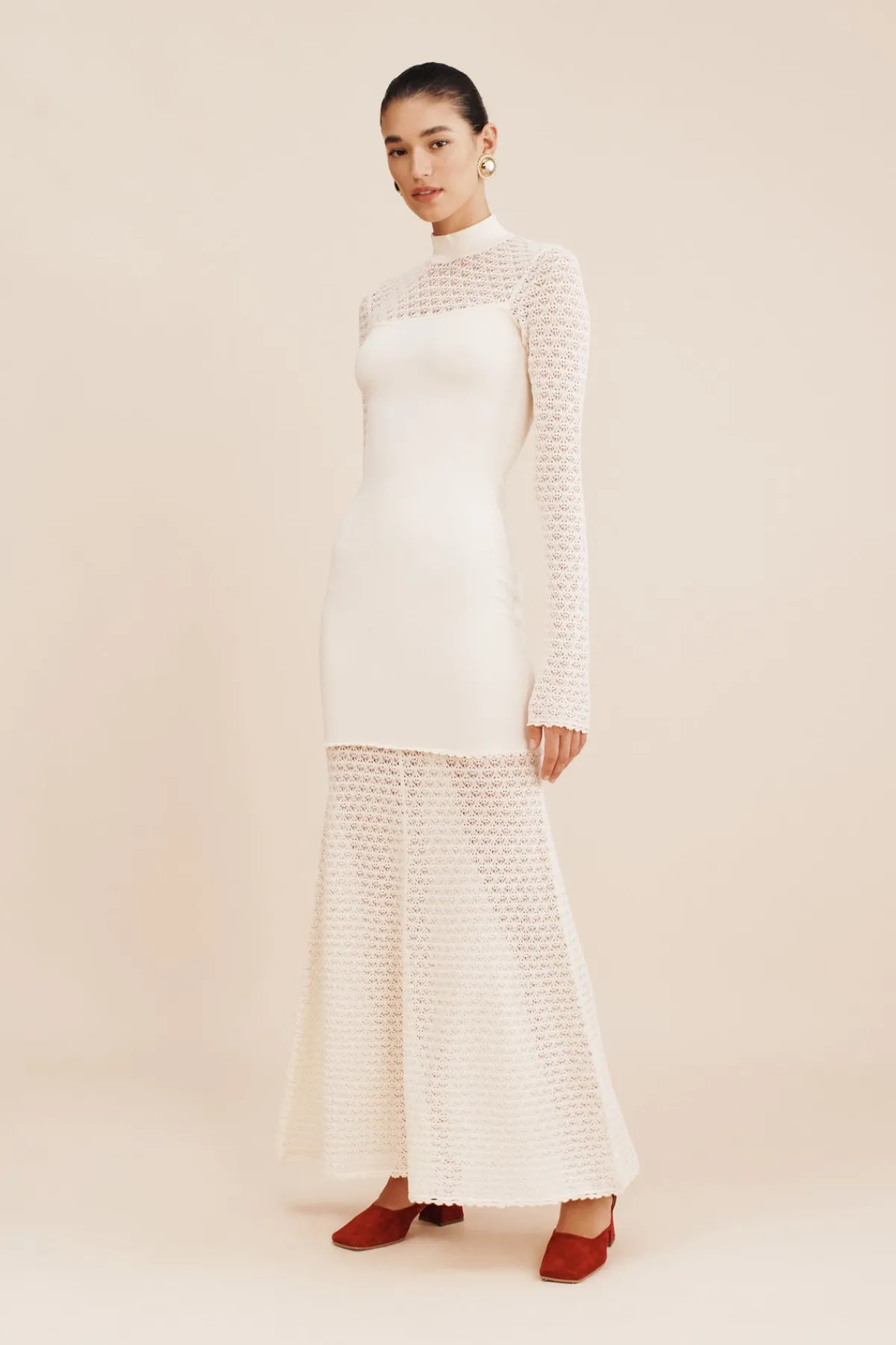 ROMY HIGH NECK DRESS - | POSSE Best Sale