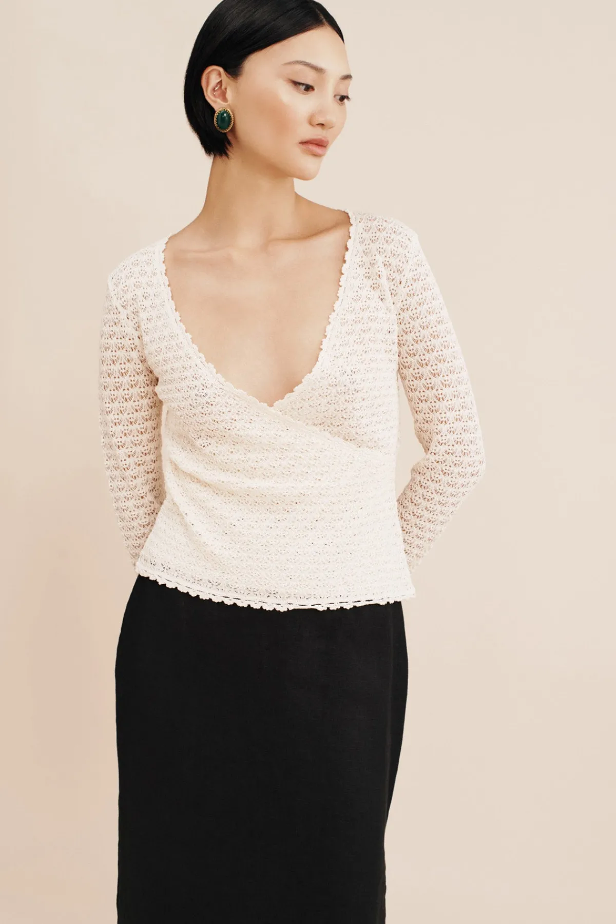 ROMY WRAP TOP - | POSSE Fashion