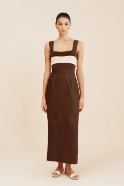 THEO CAMI - CHOCOLATE STRIPE | POSSE Outlet