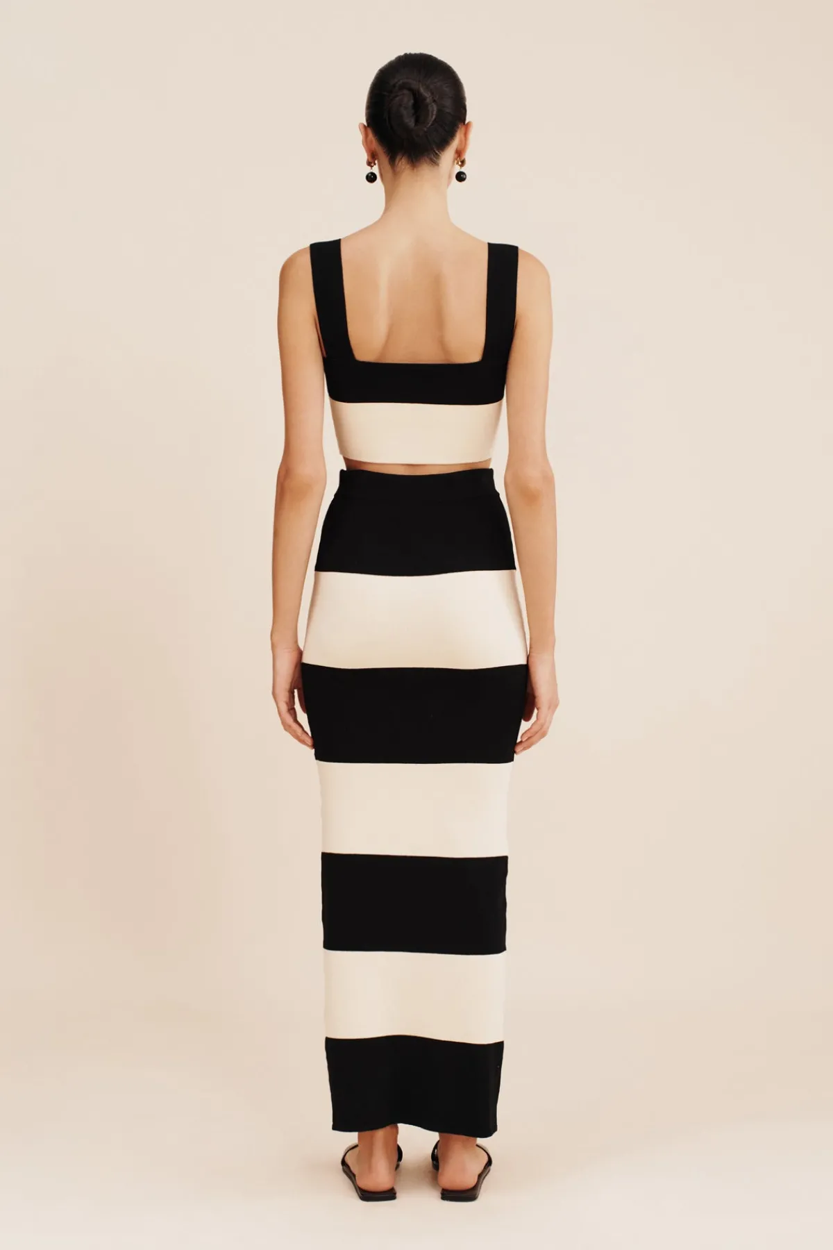 THEO CROP TOP - BLACK STRIPE | POSSE Hot